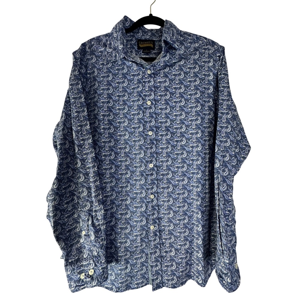 Cremieux Blue‎ Design Men's Button Down Size Large